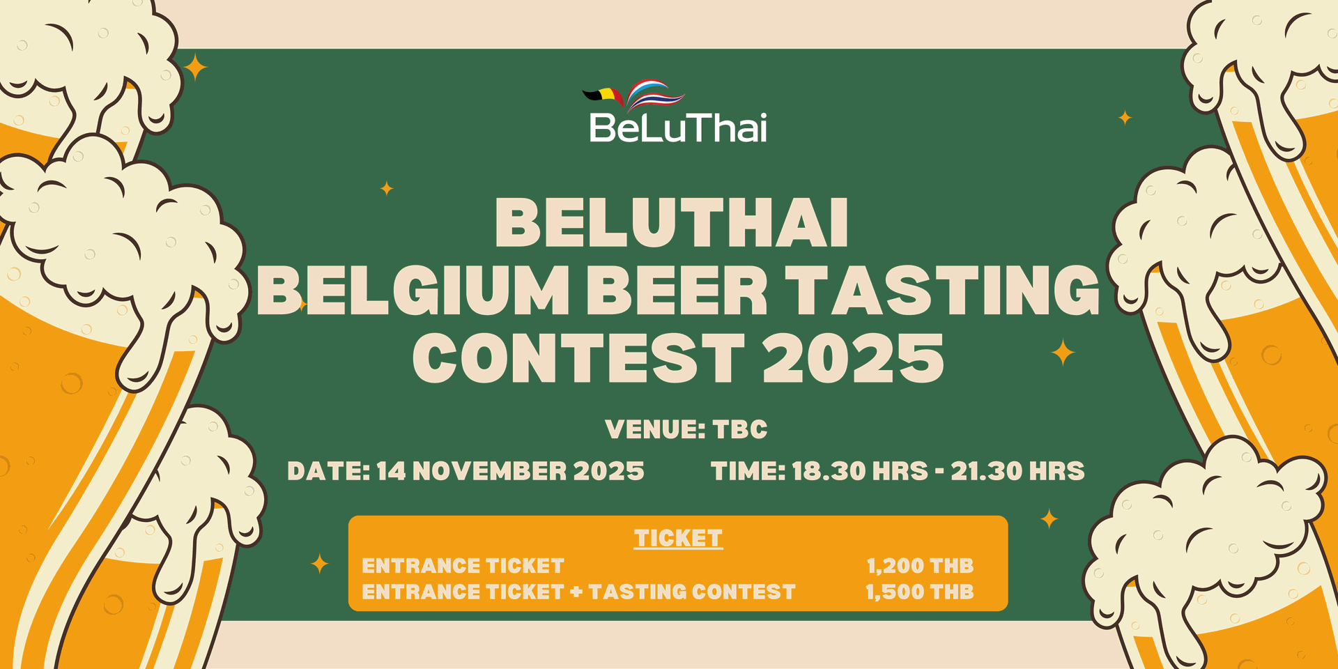 BeLuThai Belgian Beer Tasting Contest 2025 & Multi-Chambers Networking